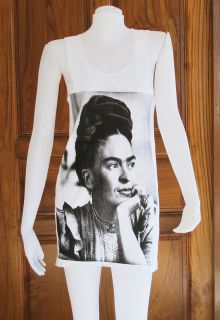 Frida Kahlo Mexican Pop Artist Fashion oo WOMEN T SHIRT DRESS Tank TOP 