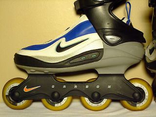  Zoom Air soft boot inline skates rollerblades carbon chassis size 8.5