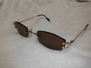 Cartier Gold Frame Sunglasses, Estate Sale , %100 Authentic , $720 