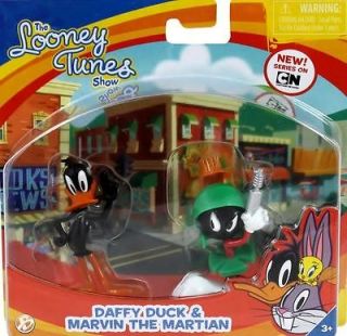 Looney Tunes Figures   Daffy Duck & Marvin The Martian