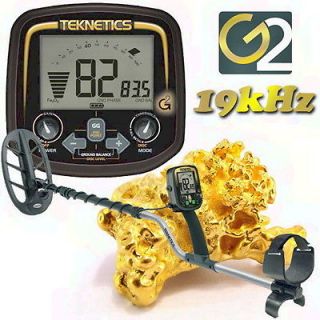 Teknetics G2 metal detector + Garrett Digging Tool + Gold you can 