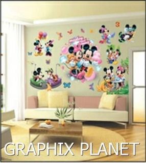 LARGE MICKEY MOUSE WALL STICKERS FOR KIDS/ CHILDREN BEDROOM, WALL 