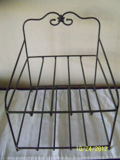 Longaberger Wrought Iron 2 Tier Paper Tray Stand