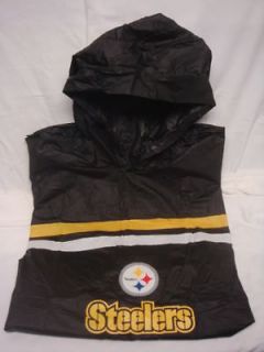 Pittsburgh Steelers Hooded SnapUp NFL Heavy Rain Poncho