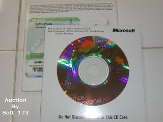 Microsoft Office 2007 Professional Edition Full Version MS Pro BRAND 