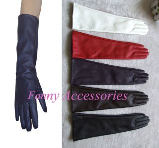 long leather gloves in Gloves & Mittens