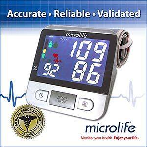 Microlife Adult Blood Pressure Kit Upper Arm Monitor Digital Auto BP 