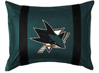 NEW SAN JOSE SHARKS SIDELINES Jersey Pillow Sham