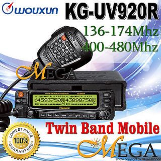 WOUXUN Dual Band Car Mobile 136 174/400 48​0Mhz KG UV920R