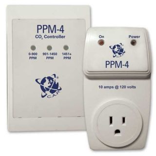 PPM 4 CO2 Monitor Controller Carbon Dioxide Hydroponics PPM4 CAP 