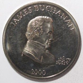 2000 Proof Liberia 5 Dollar Coin