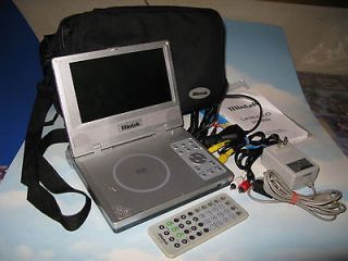 Mintek MDP 1730 Portable DVD Player With Black Carrying Case 
