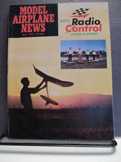Model Airplane News Radio Control Speed & Sport Magazine April 1970
