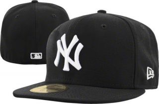   Era 5950 New York Yankees   NY   WHITE on BLACK   MLB Baseball Cap Hat