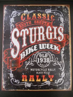 Sturgis Bike Week Rally Motorcycle Chopper Sportster Vintage Style 