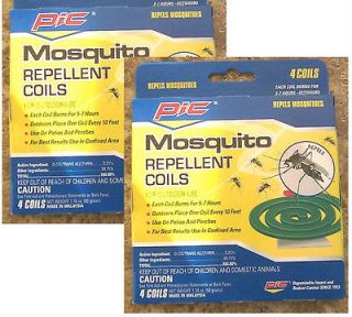   Six Coghlans 8686 Mosquito Coil Ten Packs Insect Repellent (60 Coils