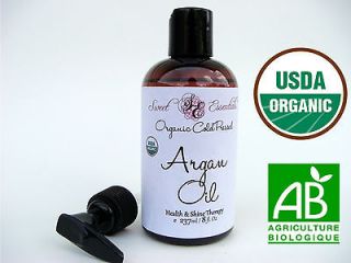   100% Pure Organic Moroccan Argan Oil  8oz  Imported From Morocco