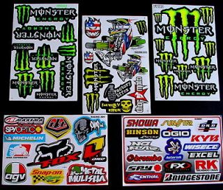 SHEETS STICKERS NEW MONGOOSE MOTOCROSS SCOOTER BIKE BMX RACE MOPED 