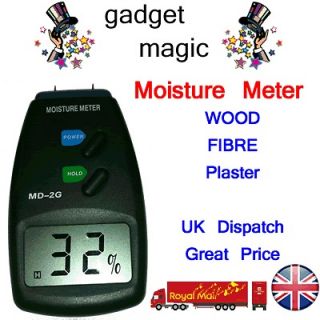 Digital Wood Moisture Meter Firewood Damp Tester 2 Pin MD 2G
