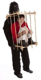 Man in a Cage Gorilla Suit Costume