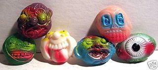 Old Ghoulie Monster Head Gumball Machine Vending Toy