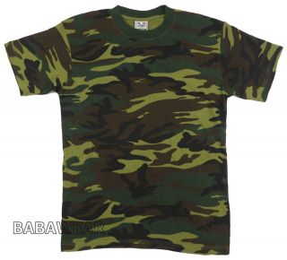 Camouflage Green Tone T Shirt Army Color Military Camo Pro USA BABA
