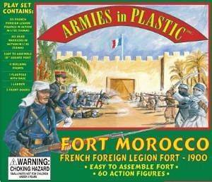 Armies In Plastic 9801   Fort Morocco with Figures.