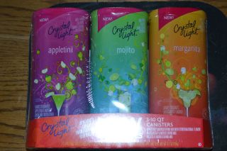   Appletini, Crystal Light Margarita, Crystal Light Mojito BRAND NEW