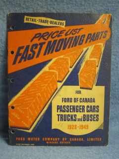   Ford Original Price List of Fast Moving Parts Cars Trucks Buses 30 35