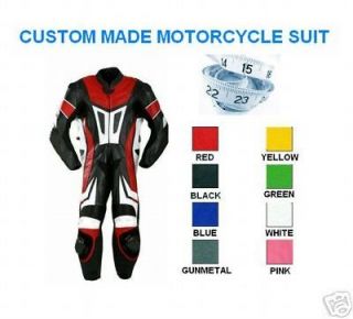 Custom Made Kangaroo Leather Motorcycle Suit 1pc 2pc