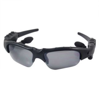   Black Fashionable Headset Sunglasses Sun Glasses WMA Sports  Player