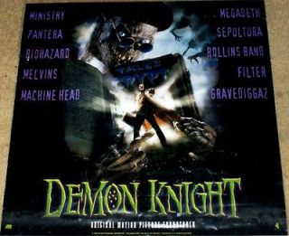   THE CRYPT Demon Knight soundtrack movie poster Pantera, Megadeth
