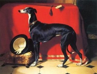Eos, A Favorite Greyhound of Prince Albert Edwin Landseer oil painting 