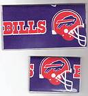 Checkbook Cover Debit Set Made w/ NFL Buffalo Bills Football Fabric