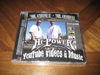 Chicano Rap CD Mr Capone E & Mr Criminal   Hi Power Youtube Videos 