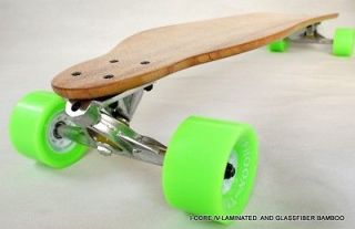 top mount skateboard longboard V_Lam bamboo Fibervcomposite flexiable 