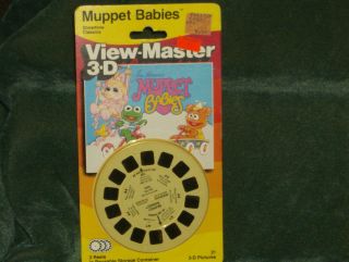 Vintage View Master 3D Reels Muppet Babies   NEW