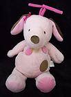   Just One You Rock A Bye Baby Pink Musical Puppy Dog Dots Circles Plush