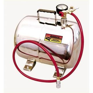   Racing Products Air Tank Portable 5 Gallons Polished Tire Chuck Kit