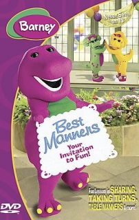 Barney Best Manners Your Invitation To Fun DVD