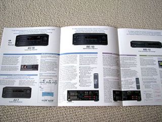 Nakamichi MB 10 CD player, AV / RE receivers brochure