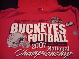 NCAA Ohio State University National Championship Hoodie Sweatshirt