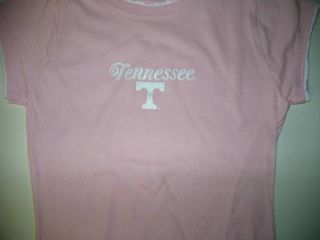New UT Tennessee Vols Baby Doll Monkey T Shirt Pink