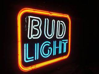 Vintage Original Bud Light neon advertising sign