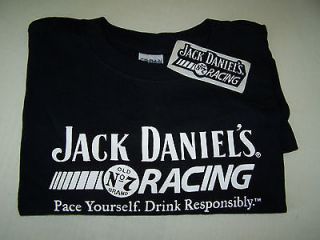 JACK DANIELS   Large T shirt   Jack Daniels Racing   Racing Patch