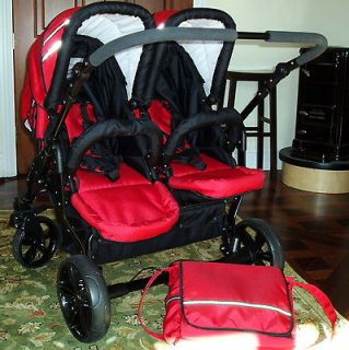 European Buggy, double baby pram stroller, by Walkabye NIB imported