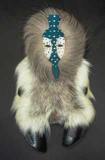 AUTHENTIC NATIVE AMERICAN HAND MADE INDIAN MASK BUFFALO RAM FOX HORSE 