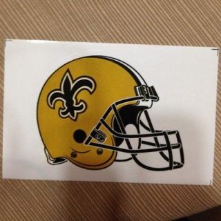 New Orleans Saints NFL helmet sticker 3.5 x 4 die cut