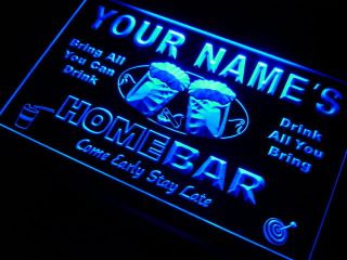 Name Personalized Custom Home Bar Beer Neon Light Sign