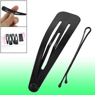   Hairstyle Maker Tool Black Plastic Cover Metal Bow Prong Bob Pins